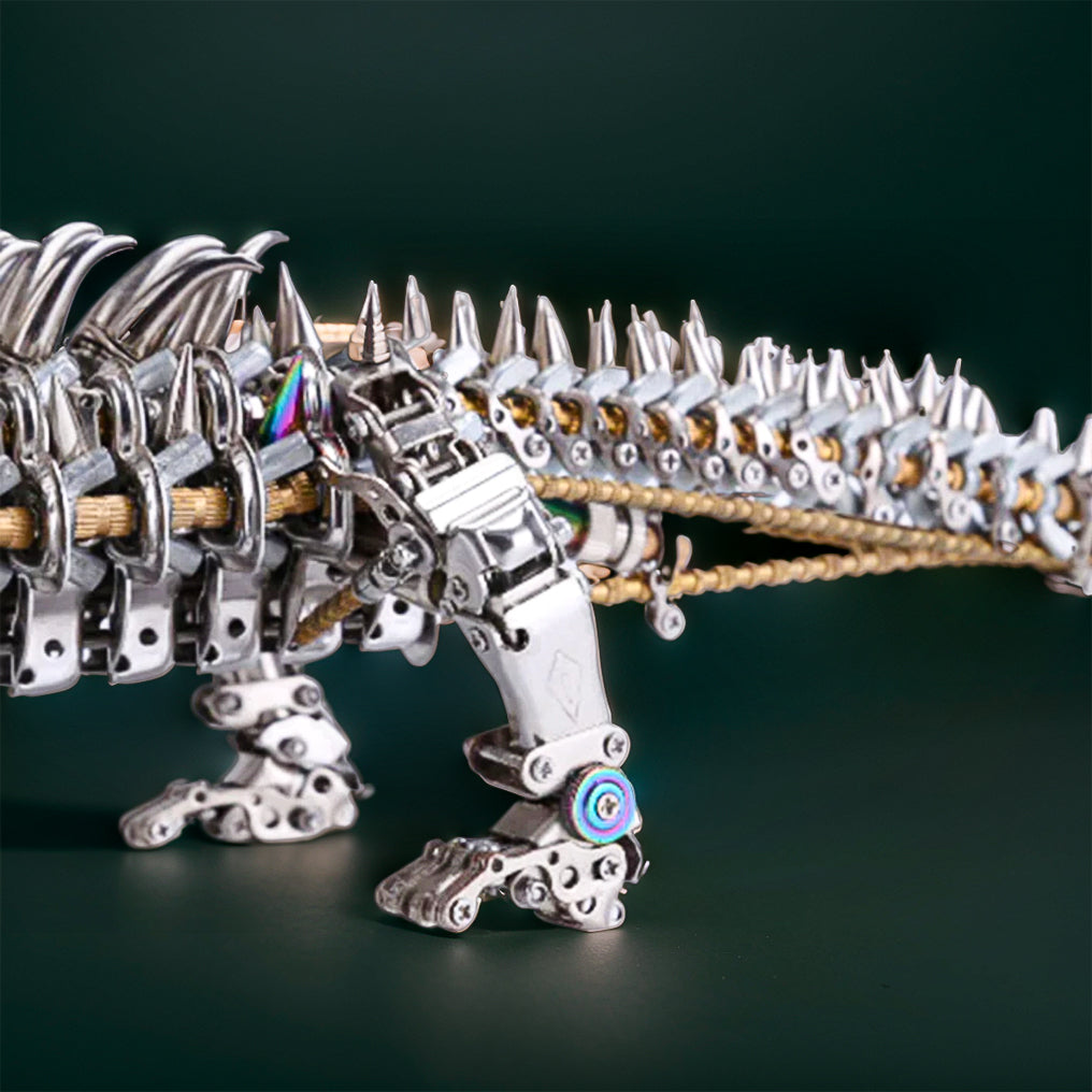 Engaging 3D Metal Mechanical Crocodile Puzzle Model Kit – Over 1500 Intricate Pieces for Fun Assembly!